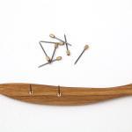 Holzfisch Schwarm, Wandbefestigung