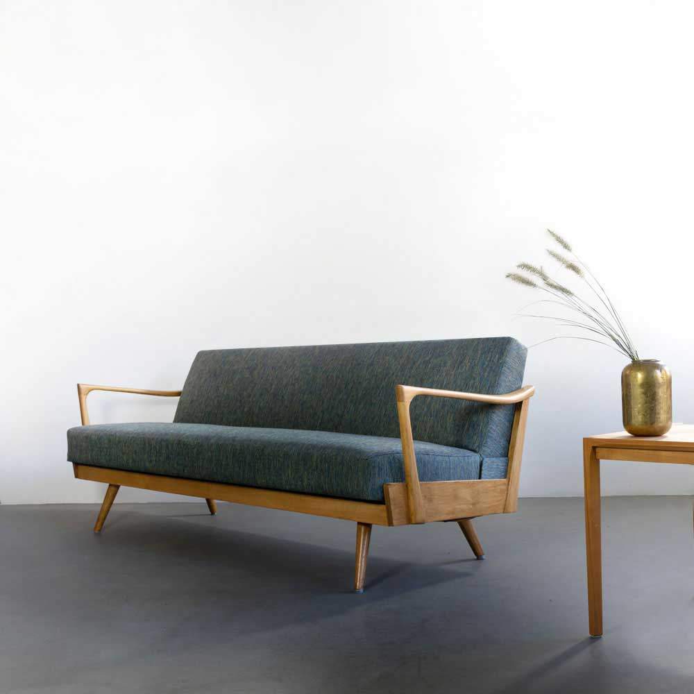 Daybed, Sofa, 50er Jahre, Mid-century
