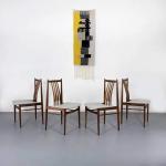 Teak Esszimmerstühle, 60er Jahre, Designklassiker