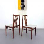 Teakholz Stühle Vintage, 60er Jahre, Designklassiker