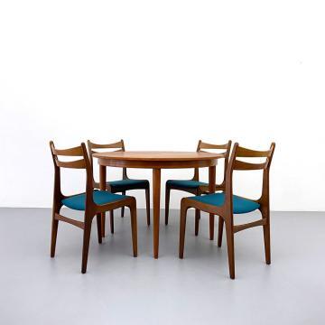 Teak Stühle, Set, 60er Jahre