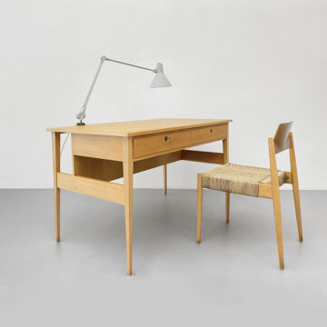 Schreibtisch, 60er Jahre, Kirschbaum, ickestore