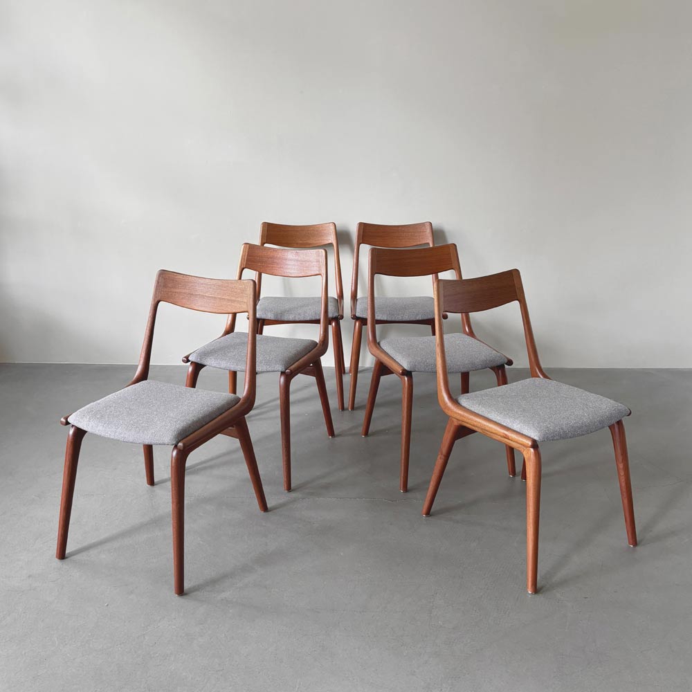 Stühle Slagelse, Boomerang, Teak