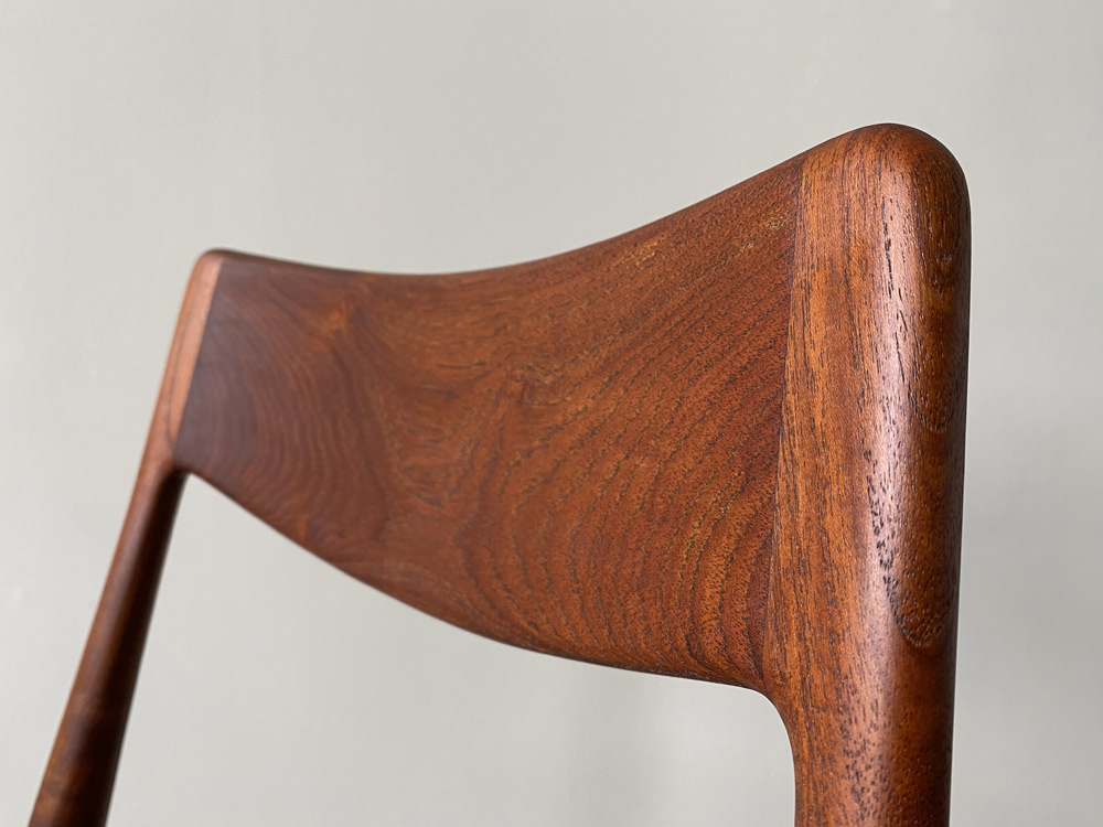 Christensen Boomerang Stuhl, Teakholz