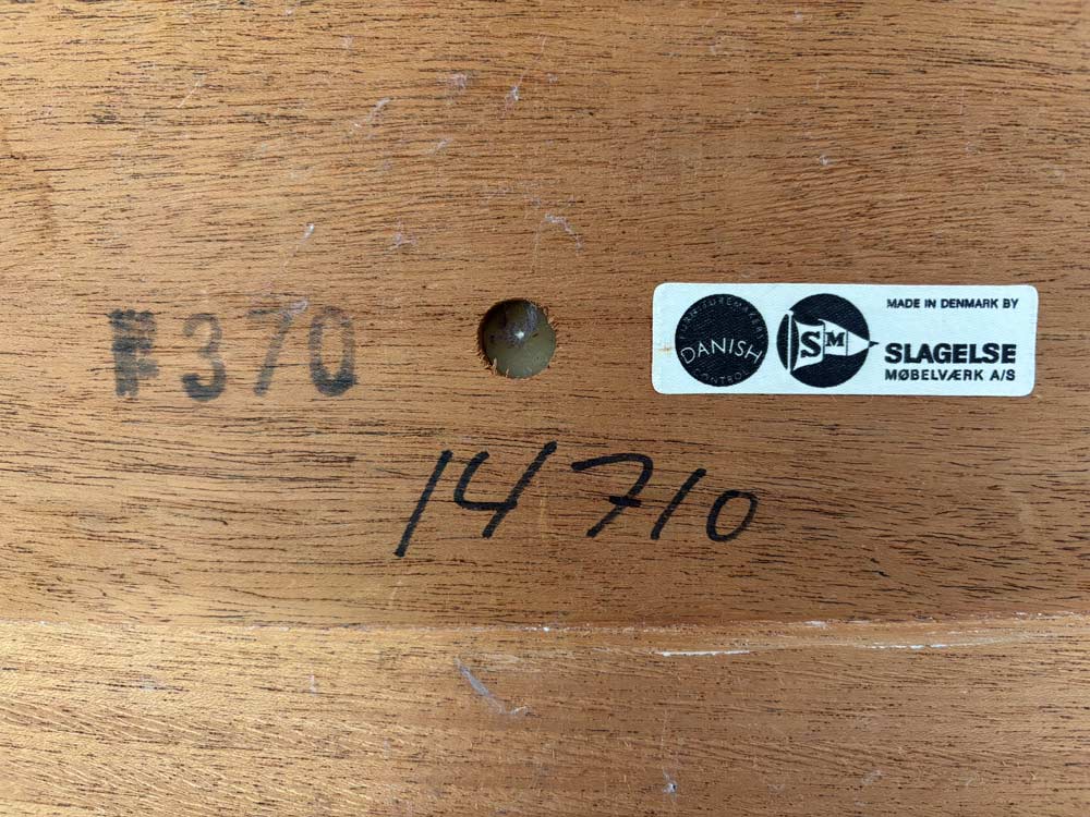 Christensen Boomerang Stuhl, Teakholz