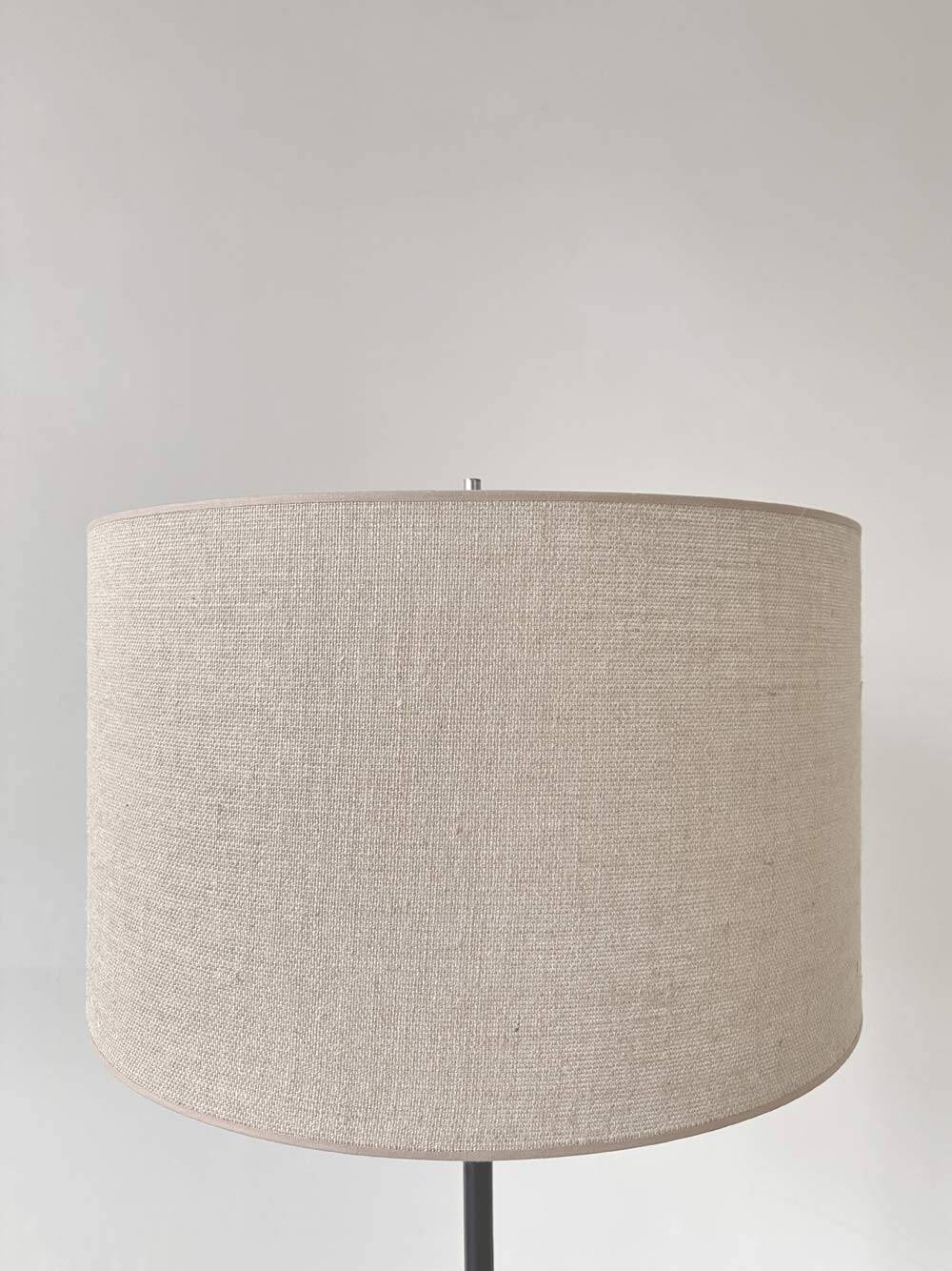 Vintage Stehleuchte, Jute Lampenschirm