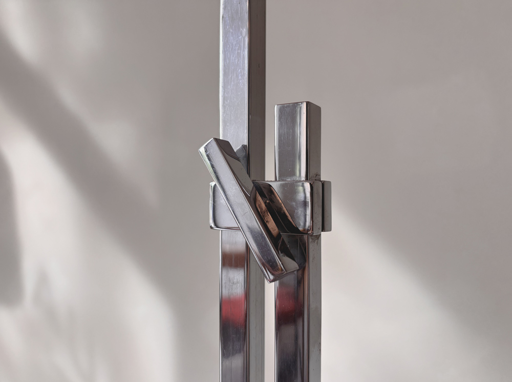 Stehlampe, Stoffbezug, Deutschland, 60s